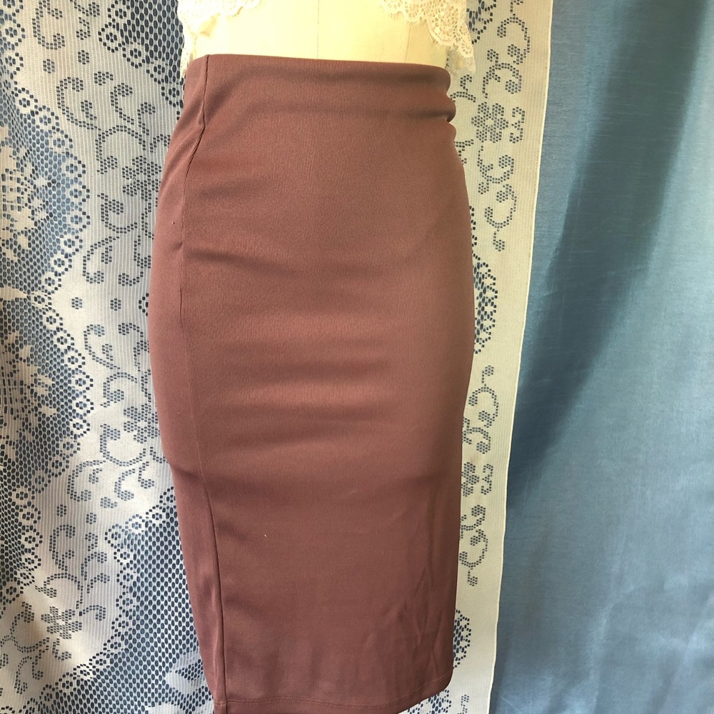 Forever 21 Stretch Knit Pencil Skirt